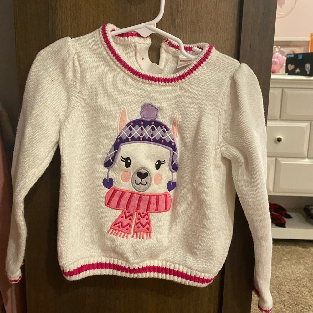 Gymboree Llama 5t sweater